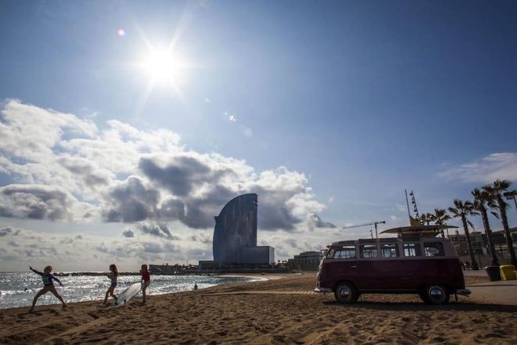 Lovely & Bright Vila Olimpica Beach Apartment Barselona Dış mekan fotoğraf